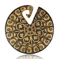 Load image into Gallery viewer, Marokkanisch inspiriertes Holz - Ohr - Gewicht Piercing 8mm - chic - net.de
