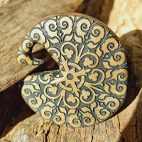 Load image into Gallery viewer, Marokkanisch inspiriertes Holz - Ohr - Gewicht Piercing 8mm - chic - net.de
