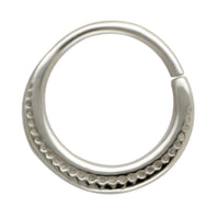 Cargar imagen en el visor de la galería, Nasenring Septum Piercing Edelstahl Pünktchen Sichel - chic - net.de
