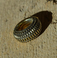 Load image into Gallery viewer, Ohrgewicht Brass 6mm Piercing Clicker Nieten Creole - chic - net.de
