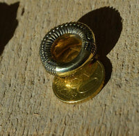 Load image into Gallery viewer, Ohrgewicht Brass 6mm Piercing Clicker Nieten Creole - chic - net.de

