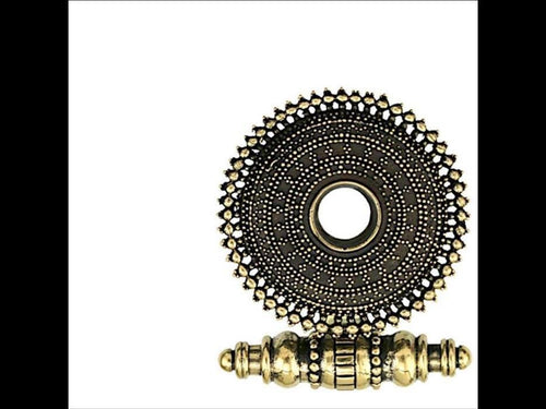 Ohrgewicht Messing 25mm Flesh Tunnel Teller Querstab - chic - net.de