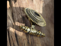 Load image into Gallery viewer, Ohrgewicht Messing 25mm Flesh Tunnel Teller Querstab - chic - net.de
