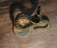 Load image into Gallery viewer, Ohrgewicht Messing 3mm 8ga Kobra Schlange Hook - chic - net.de
