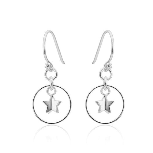 Ohrringe Silberohrringe 925er Sterling Silber Damen Ohrhänger Sterne - chic - net.de