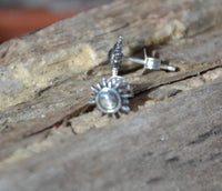 Cargar imagen en el visor de la galería, Ohrstecker 925 Sterling Silber Abalone E - Coat Sonne - chic - net.de
