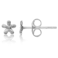 Load image into Gallery viewer, Ohrstecker Glas transparent hellgrün scheinend, 5 mm Ø, facettiert, glitzernd, 925er Sterlingsilber - Stift - chic - net.de
