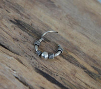 Load image into Gallery viewer, 925 Sterling Silber Ohrringe Creolen Celtic Bali Seil
