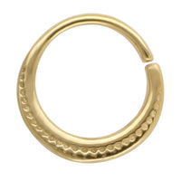 Cargar imagen en el visor de la galería, Nasenring Septum Piercing Edelstahl Pünktchen Sichel
