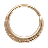Cargar imagen en el visor de la galería, Nasenring Septum Piercing Edelstahl Pünktchen Sichel
