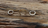 Cargar imagen en el visor de la galería, Nasenring Septum Ohr Piercing Ring 925 Silber Sichel
