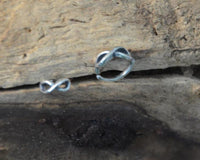 Cargar imagen en el visor de la galería, Universal Piercing Ring 925 Silber Unendlichkeit
