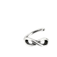 Cargar imagen en el visor de la galería, Universal Piercing Ring 925 Silber Unendlichkeit
