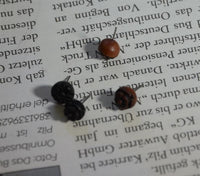 Load image into Gallery viewer, Gewindelose Piercing Enden 0.45mm Holz Blume 5mm
