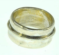 Load image into Gallery viewer, Ring 925 Sterling Silber konkav beweglich glänzend - chic - net.de
