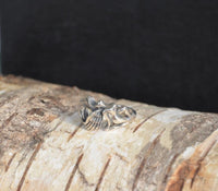 Load image into Gallery viewer, Ring filigran nackte Frau Engel 925e Sterling Silber - chic - net.de
