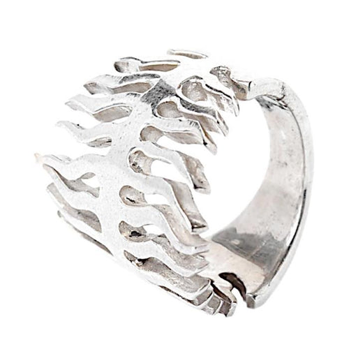Ring massiv Fischgräte Fishbone 925 Sterlingsilber - chic - net.de