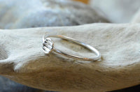 Load image into Gallery viewer, Ring Sterling Silber 925 Kreis Streifen 1mm gebürstet - chic - net.de
