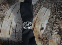 Load image into Gallery viewer, Ringe Nacht Sterne Mond 925 Sterling Silber breit massiv - chic - net.de
