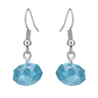 Load image into Gallery viewer, Schmuckset Damen Kette OhrringeTürkis Steine Perlen rund 50 cm Karabiner - chic - net.de
