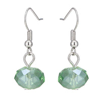 Load image into Gallery viewer, Schmuckset Kette Perlen grün schwarz Glasperlen Ohrringe grün Halskette Damen Schmuckdraht verstellbar ca 46 cm - chic - net.de
