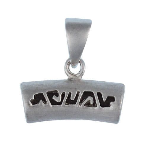 Silberanhänger Rohr gebogen Ornamente gestanzt Anhänger Sterling Silber 925er nickelfrei - chic - net.de