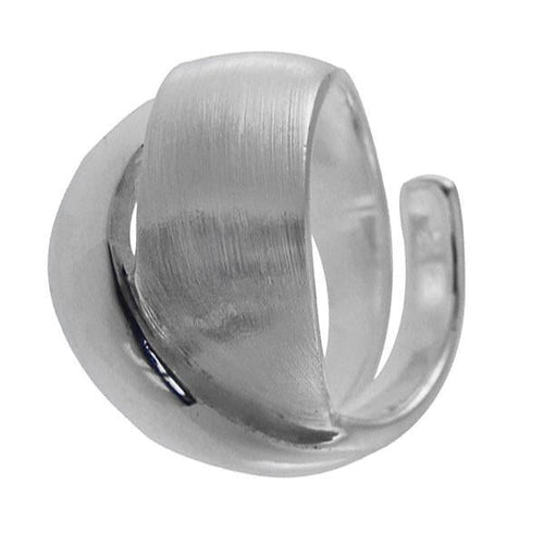 Silberring 925er Sterling Silber Designer Ringe Schmuck unisex matt glänzend geflochten - chic - net.de