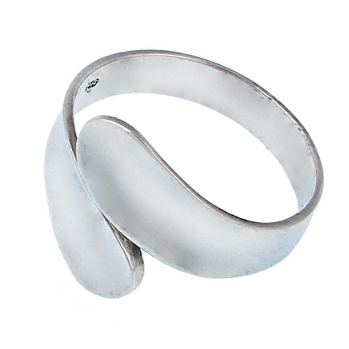 Silberring Bänder gebogen Glanz 925er Sterling Silber Designer Ringe Schmuck - chic - net.de