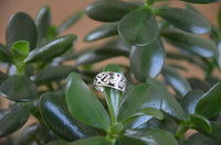 Cargar imagen en el visor de la galería, Silberring Blume spiralig 925er Sterling Silber Ring - chic - net.de
