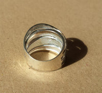Load image into Gallery viewer, Silberring geflochten Stränge matt glänzend 925er Sterling Silber Damen Silberschmuck Ringe - chic - net.de
