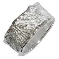 Cargar imagen en el visor de la galería, Silberring glänzend Rillen 925er Sterling Silber Silberringe Ringe Ring unisex - chic - net.de
