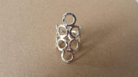 Load image into Gallery viewer, Silberring groß Kreise glänzend aus 925er Sterling Silber Damen Silberschmuck Ringe - chic - net.de

