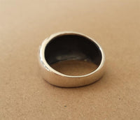 Cargar imagen en el visor de la galería, Silberring Hörnchen Kreise Muster Ring 925er Sterling Silber Damen Designer Schmuck - chic - net.de
