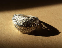 Cargar imagen en el visor de la galería, Silberring massiv aufgeraut hell oxidiert 925er Sterling Silber Damen Silberschmuck Ringe - chic - net.de
