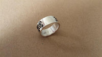 Load image into Gallery viewer, Silberring Muster Spiralen dunkel oxidiert 925er Sterling Silber Damen Silberschmuck Ringe - chic - net.de
