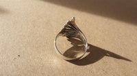 Load image into Gallery viewer, Silberring Ring glänzend Flügel Ringe 925er Sterling Silber Damen Schmuck - chic - net.de
