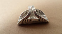 Load image into Gallery viewer, Silberringe große Spirale dunkel oxidiert 925er Sterling Silber Ring Ringe - chic - net.de
