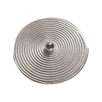 Cargar imagen en el visor de la galería, Silberringe Perle Spirale flach rund 925er Sterling Silber Ringe verstellbar unisex - chic - net.de
