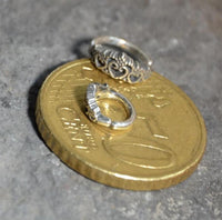 Cargar imagen en el visor de la galería, Universal Piercing Ring 925 Silber Herz Diadem - chic - net.de
