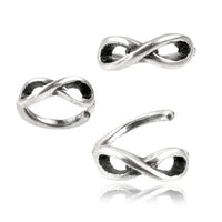 Cargar imagen en el visor de la galería, Universal Piercing Ring 925 Silber Unendlichkeit - chic - net.de
