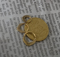 Cargar imagen en el visor de la galería, Universal Piercing Ring Brass Blätter Zweige gold - chic - net.de
