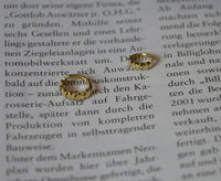 Cargar imagen en el visor de la galería, Universal Piercing Ring Messing gold Sterne - chic - net.de
