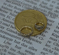 Cargar imagen en el visor de la galería, Universal Piercing Ring Messing Herz Diadem Nase Ohr - chic - net.de
