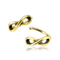 Cargar imagen en el visor de la galería, Universal Piercing Ring Messing Unendlichkeit Nase Ohr - chic - net.de
