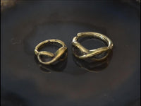 Cargar imagen en el visor de la galería, Universal Piercing Ring Messing Unendlichkeit Nase Ohr - chic - net.de
