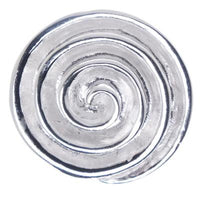 Cargar imagen en el visor de la galería, Silberanhänger rund Spirale glänzend plastisch Anhänger 925er Sterling Silber
