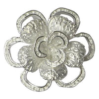 Cargar imagen en el visor de la galería, Blume Silberanhänger dreilagig Anhänger 28 mm Sterling Silber 925er Damen Schmuck Kette
