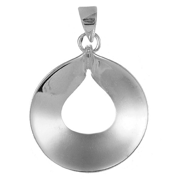 Silberanhänger Bogen Anhänger 925er Sterling Silber Unisex Schmuck