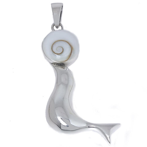 Shiva Eye Seal Silver Pendant, 925 Sterling Silver, Shiva Eye, Women's Jewelry