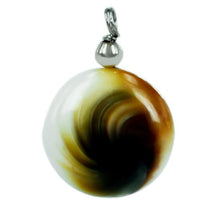 Load image into Gallery viewer, Shivaauge Silberanhänger Perle rund 20 mm Anhänger 925er Sterling Silber Shiva Auge Damen Schmuck
